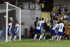 Players infront of Finnish goal during Finland against Sweden match of Women UEFA Euro 2013, which was held on Saturday, 13th of July 2013 on Gamla Ullevi stadium on Goeteborg, Sweden. Finland lost against Sweden with 0-5.
