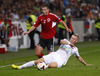Andi Lila of Albania (L) and Jasmin Kurtic of Slovenia (R) during FIFA World cup 2014 qualification football match between Slovenia and Albania. Match between Slovenia and Albania was played in Stozice arena in Ljubljana, Slovenia, on Friday, 6th of September 2013.
