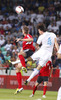 Edgar Cani of Albania (L) and Rene Krhin of Slovenia (R) during FIFA World cup 2014 qualification football match between Slovenia and Albania. Match between Slovenia and Albania was played in Stozice arena in Ljubljana, Slovenia, on Friday, 6th of September 2013.

