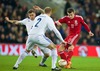 Wales Gareth Bale, action against Finland during the International Friendly match against at the Cardiff City Stadium, Great Britain on 2013/11/16.
