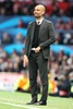 Pep Guardiola (FC Bayern Muenchen) during the UEFA Champions League Round of 8, 1nd Leg match between Manchester United and FC Bayern Muenchen at the Old Trafford in Manchester, Great Britain on 2014/04/01.
