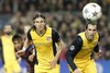 FC Barcelona Neymar Santos Jr (l) and Atletico de Madrid Filipe Luis (c) and Diego Godin during the UEFA Champions League Round of 8, 1st Leg match between FC Barcelona and Club Atletico de Madrid at the Camp Nou in Barcelona, Spain on 2014/04/02.
