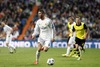 Real Madrid Sergio Ramos during the UEFA Champions League Round of 8, 1nd Leg match between Real Madrid and Borussia Dortmund at the Estadio Santiago Bernabeu in Madrid, Spain on 2014/04/03.
