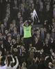 Real Madrid Iker Casillas celebrates the victory during the Final Match of the Spanish Kings Cup, Copa del Rey, between Real Madrid and Fc Barcelona at the Mestalla Stadion in Valencia, Spain on 2014/04/16.
