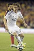 FC Barcelona Cesc Fabregas (b) and Real Madrid Luka Modric during the Final Match of the Spanish Kings Cup, Copa del Rey, between Real Madrid and Fc Barcelona at the Mestalla Stadion in Valencia, Spain on 2014/04/16.
