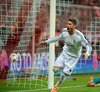 Sergios Ramos (Real Madrid) celebrates his goal during the UEFA Champions League Round of 4, 2nd Leg Match between FC Bayern Munich vs Real Madrid at the Allianz Arena in Muenchen, Germany on 2014/04/29.
