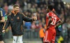Sergios Ramos (Real Madrid) and David Alaba (FC Bayern Muenchen) after the UEFA Champions League Round of 4, 2nd Leg Match between FC Bayern Munich vs Real Madrid at the Allianz Arena in Muenchen, Germany on 2014/04/29.
