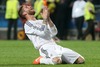 Real Madrid Sergio Ramos celebrates the victory during the UEFA Champions League Final Match between Real Madrid and Atletico Madrid at the Estadio da Luz in Lissabon, Portugal on 2014/05/24.
