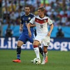 Gonzalo Higuain (ARG) and Toni Kroos (GER) during Final match between Germany and Argentina of the FIFA Worldcup Brazil 2014 at the Maracana in Rio de Janeiro, Brazil on 2014/07/13. 
