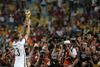  Christoph Kramer (GER) celebrate with World Cup trophy Final match between Germany and Argentina of the FIFA Worldcup Brazil 2014 at the Maracana in Rio de Janeiro, Brazil on 2014/07/13. 
