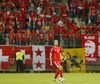 Valon Behrami of Switzerland during UEFA European qualifiers football match between Slovenia and Switzerland. Match between Slovenia and Switzerland was played in arena Ljudski vrt in Maribor, Slovenia, on Thursday, 9th of October 2014.
