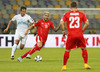 Valon Behrami of Switzerland during UEFA European qualifiers football match between Slovenia and Switzerland. Match between Slovenia and Switzerland was played in arena Ljudski vrt in Maribor, Slovenia, on Thursday, 9th of October 2014.
