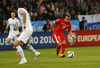 Xherdan Shaqiri of Switzerland during UEFA European qualifiers football match between Slovenia and Switzerland. Match between Slovenia and Switzerland was played in arena Ljudski vrt in Maribor, Slovenia, on Thursday, 9th of October 2014.
