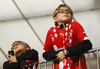 Swiss fans after end of UEFA European qualifiers football match between Slovenia and Switzerland. Match between Slovenia and Switzerland was played in arena Ljudski vrt in Maribor, Slovenia, on Thursday, 9th of October 2014.
