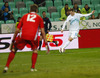 Valter Birsa of Slovenia shooting during UEFA European qualifiers football match between Slovenia and San Marino. UEFA European qualifiers atch between Slovenia and San Marino was played in Stozice arena in Ljubljana, Slovenia, on Friday, 27th of March 2015.
