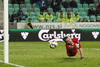 Goalie Elia Benedettini of San Marino in action during UEFA European qualifiers football match between Slovenia and San Marino. UEFA European qualifiers atch between Slovenia and San Marino was played in Stozice arena in Ljubljana, Slovenia, on Friday, 27th of March 2015.
