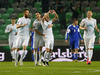 Kevin Kampl of Slovenia celebrates his goal for 2-0 during UEFA European qualifiers football match between Slovenia and San Marino. UEFA European qualifiers atch between Slovenia and San Marino was played in Stozice arena in Ljubljana, Slovenia, on Friday, 27th of March 2015.
