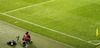 Photographer during UEFA European qualifiers football match between Slovenia and San Marino. UEFA European qualifiers atch between Slovenia and San Marino was played in Stozice arena in Ljubljana, Slovenia, on Friday, 27th of March 2015.
