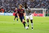 Ivan Rakitic #4 (FC Barcelona) and Paul Pogba #6 (Juventus Turin) during the UEFA Champions League final match between Juventus FC and Barcelona FC at the Olympia Stadion in Berlin, Germany on 2015/06/06.
