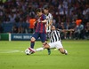 Arturo Vidal (Juventus Turin #23) and Lionel Messi (FC Barcelona #10) during the UEFA Champions League final match between Juventus FC and Barcelona FC at the Olympia Stadion in Berlin, Germany on 2015/06/06.
