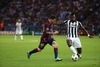Lionel Messi (FC Barcelona #10) and Paul Pogba (Juventus Turin #6) during the UEFA Champions League final match between Juventus FC and Barcelona FC at the Olympia Stadion in Berlin, Germany on 2015/06/06.
