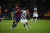 Gerard Pique (FC Barcelona #3) and Carlos Tevez (Juventus Turin #10) during the UEFA Champions League final match between Juventus FC and Barcelona FC at the Olympia Stadion in Berlin, Germany on 2015/06/06.
