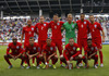 Team of England posing for photographers during UEFA European qualifiers football match between Slovenia and England. UEFA European qualifiers match between Slovenia and England was played in Stozice arena in Ljubljana, Slovenia, on Sunday, 14th of June 2015.
