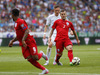 Jack Wilshere (no.7) of England during UEFA European qualifiers football match between Slovenia and England. UEFA European qualifiers match between Slovenia and England was played in Stozice arena in Ljubljana, Slovenia, on Sunday, 14th of June 2015.
