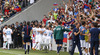 Platers celebrate goal of Slovenia for 1-0 in front of their fans during UEFA European qualifiers football match between Slovenia and England. UEFA European qualifiers match between Slovenia and England was played in Stozice arena in Ljubljana, Slovenia, on Sunday, 14th of June 2015.
