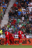 Players of England celebrate goal of Jack Wilshere (no.7) of England for 1-2 during UEFA European qualifiers football match between Slovenia and England. UEFA European qualifiers match between Slovenia and England was played in Stozice arena in Ljubljana, Slovenia, on Sunday, 14th of June 2015.
