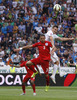 Nejc Pecnik (no.19) of Slovenia scoring for 2-2 during UEFA European qualifiers football match between Slovenia and England. UEFA European qualifiers match between Slovenia and England was played in Stozice arena in Ljubljana, Slovenia, on Sunday, 14th of June 2015.
