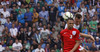 Nejc Pecnik (no.19) of Slovenia scoring for 2-2 during UEFA European qualifiers football match between Slovenia and England. UEFA European qualifiers match between Slovenia and England was played in Stozice arena in Ljubljana, Slovenia, on Sunday, 14th of June 2015.
