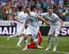 Nejc Pecnik (no.19) of Slovenia celebrates his goal for 2-2 during UEFA European qualifiers football match between Slovenia and England. UEFA European qualifiers match between Slovenia and England was played in Stozice arena in Ljubljana, Slovenia, on Sunday, 14th of June 2015.
