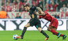 Mathieu Debuchy (FC Arsenal), Kingsley Coman (FC Bayern) during the UEFA Champions League group F match between FC Bayern Munich and FC Arsenal at the Allianz Arena in Munich, Germany on 2015/11/04.
