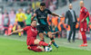 Xabi Alonso (FC Bayern), Alexis Sanchez (FC Arsenal) during the UEFA Champions League group F match between FC Bayern Munich and FC Arsenal at the Allianz Arena in Munich, Germany on 2015/11/04.
