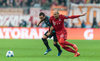 Santi Cazorla (FC Arsenal), Arjen Robben (FC Bayern) during the UEFA Champions League group F match between FC Bayern Munich and FC Arsenal at the Allianz Arena in Munich, Germany on 2015/11/04.
