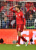 Thomas Mueller FC Bayern Muenchen disappointed during the UEFA Champions League semi Final, 2nd Leg match between FC Bayern Munich and Atletico Madrid at the Allianz Arena in Muenchen, Germany on 2016/05/03.
