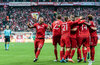 Arturo Vidal (FC Bayern Muenchen) celebrate with his Teammates during the UEFA Champions League semi Final, 2nd Leg match between FC Bayern Munich and Atletico Madrid at the Allianz Arena in Muenchen, Germany on 2016/05/03.
