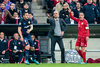 Trainer Pep Guardiola (FC Bayern Muenchen) Philipp Lahm (FC Bayern Muenchen) during the UEFA Champions League semi Final, 2nd Leg match between FC Bayern Munich and Atletico Madrid at the Allianz Arena in Muenchen, Germany on 2016/05/03.
