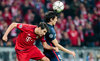 Javi Martinez (FC Bayern Muenchen) Stefan Savic (Atletico Madrid) during the UEFA Champions League semi Final, 2nd Leg match between FC Bayern Munich and Atletico Madrid at the Allianz Arena in Muenchen, Germany on 2016/05/03.
