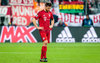 Dejected Xabi Alonso (FC Bayern Muenchen) during the UEFA Champions League semi Final, 2nd Leg match between FC Bayern Munich and Atletico Madrid at the Allianz Arena in Muenchen, Germany on 2016/05/03.
