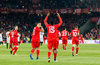 Goal Celebration after Daniel Sturridge (FC Liverpool) scores the opening Goal during the Final Match of the UEFA Europaleague between FC Liverpool and Sevilla FC at the St. Jakob Park in Basel, Switzerland on 2016/05/18.
