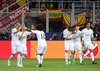 Real players celebrate goal for 1:0 during the Final Match of the UEFA Champions League between Real Madrid and Atletico Madrid at the Stadio Giuseppe Meazza in Milano, Italy on 2016/05/28.
