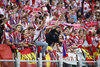 Atletico de Madrid supporters during the Final Match of the UEFA Champions League between Real Madrid and Atletico Madrid at the Stadio Giuseppe Meazza in Milano, Italy on 2016/05/28.
