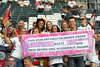 Fans verabschieden sich von Bastian Schweinsteiger during the International Football Friendly Match between Germany and Finland at the Stadion im Borussia Park in Moenchengladbach, Germany on 2016/08/31.
