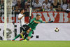 Torwart Lukas Hradecky (FIN) and Kevin Volland (GER) during the International Football Friendly Match between Germany and Finland at the Stadion im Borussia Park in Moenchengladbach, Germany on 2016/08/31.
