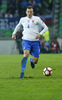 Jan Durica (no.4) of Slovakia during football match of FIFA World cup qualifiers between Slovenia and Slovakia. FIFA World cup qualifiers between Slovenia and Slovakia was played on Saturday, 8th of October 2016 in Stozice arena in Ljubljana, Slovenia.
