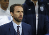 Coach of England Gareth Southgate during football match of FIFA World cup qualifiers between Slovenia and England. FIFA World cup qualifiers between Slovenia and England was played on Tuesday, 11th of October 2016 in Stozice arena in Ljubljana, Slovenia.
