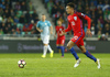 Dele Alli (no.10) of England during football match of FIFA World cup qualifiers between Slovenia and England. FIFA World cup qualifiers between Slovenia and England was played on Tuesday, 11th of October 2016 in Stozice arena in Ljubljana, Slovenia.
