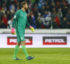 Goalie Jan Oblak (no.1) of Slovenia during football match of FIFA World cup qualifiers between Slovenia and England. FIFA World cup qualifiers between Slovenia and England was played on Tuesday, 11th of October 2016 in Stozice arena in Ljubljana, Slovenia.
